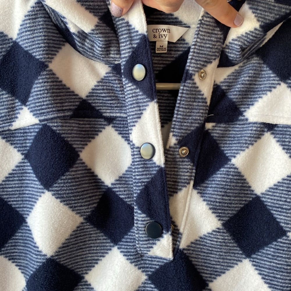 Gingham Pullover - image 4